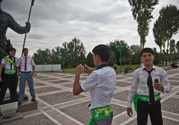 Ashgabat: postures and poses