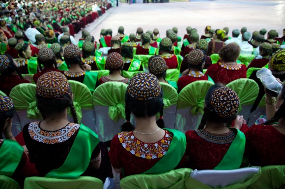 Ashgabat: sports day crowd