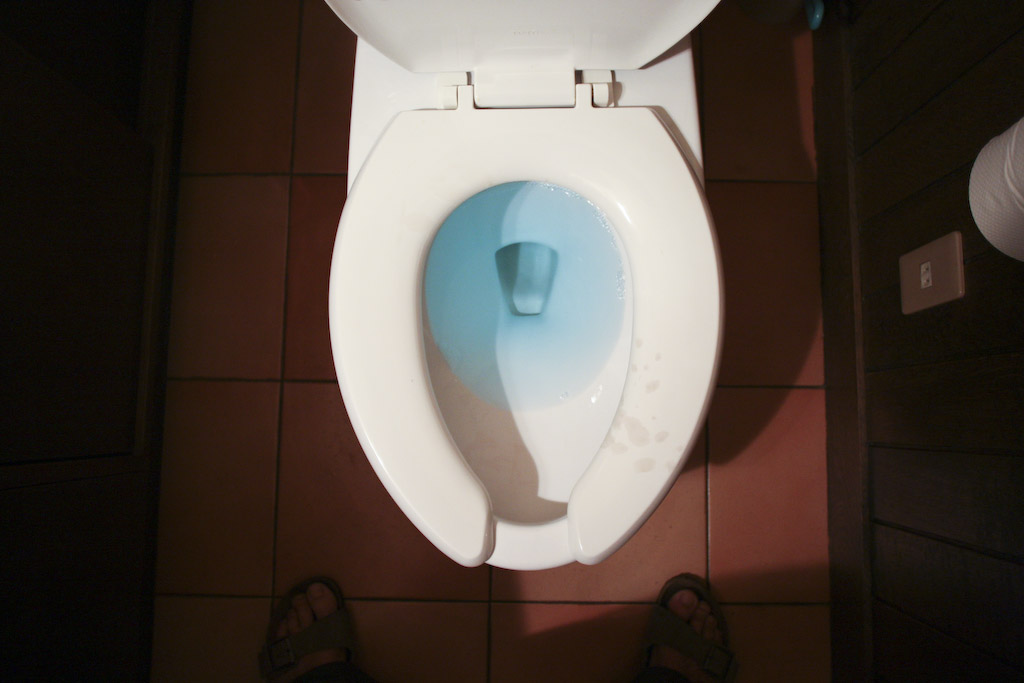 Tokyo: toilet bowl as feedback mechanism