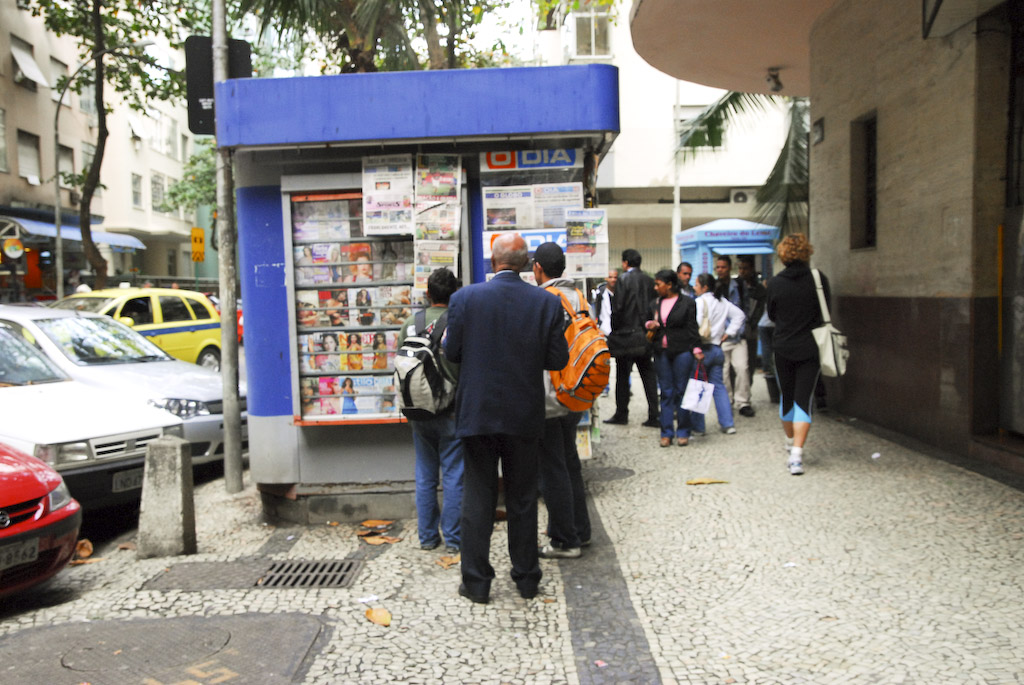 Rio: newspaper kiosk