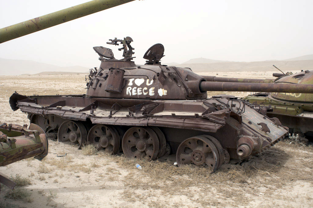 Kabul: Soviet tank graveyard