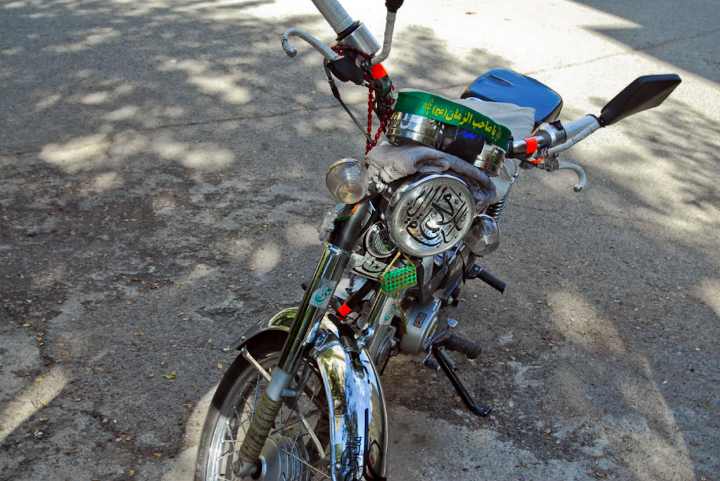 Tehran: blessed motorbike