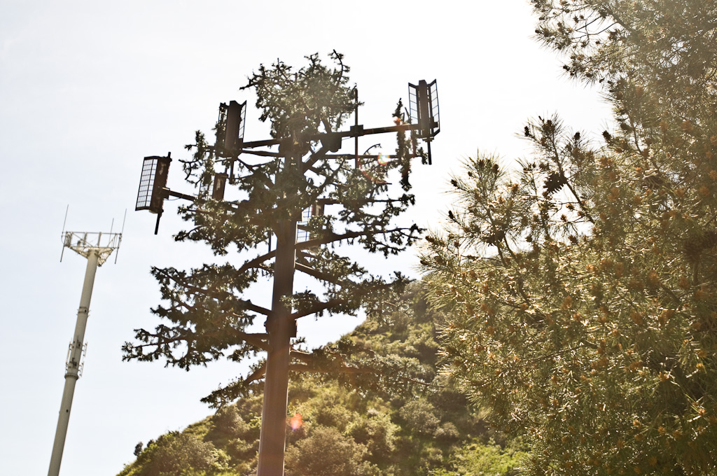 Los Angeles: mobile phone cell tower