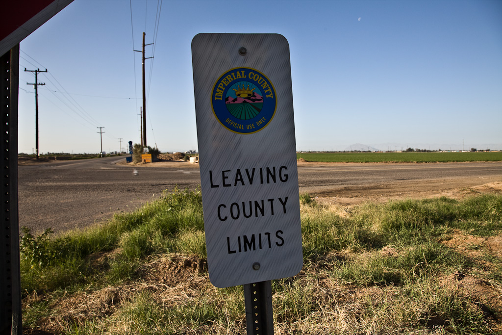 Imperial County: leaving