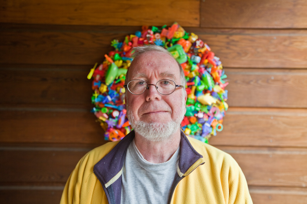 Pacifica: Kevin Kelly and toy wreath