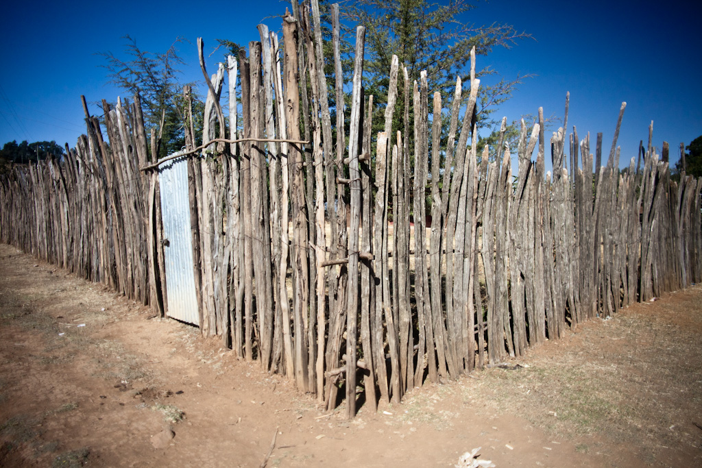 Addis Ababa: compound fence