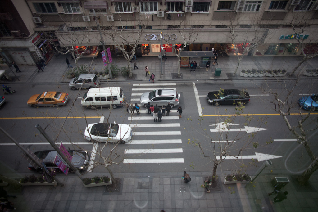Shanghai: which is parked and which is driving