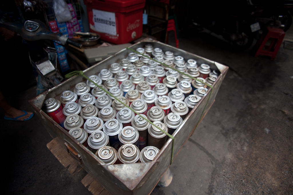Phnom Penh: cooking gas