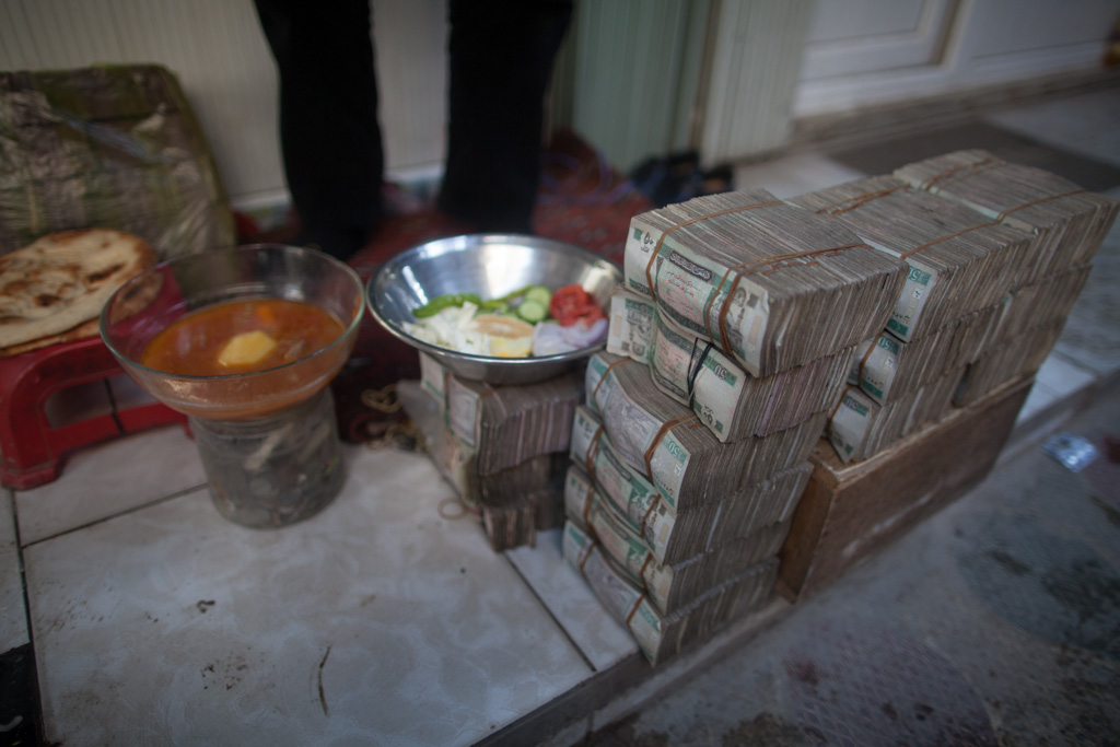 Kabul: food & money